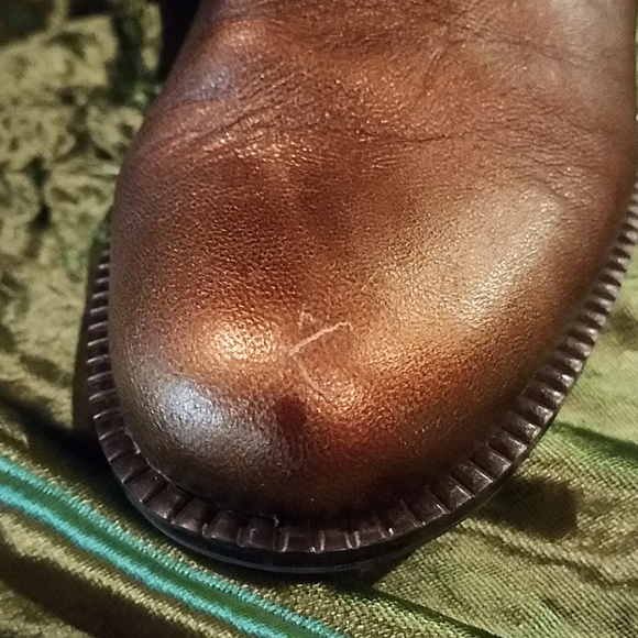 Gianni Bini Western flare leather boots - Picture 4 of 8